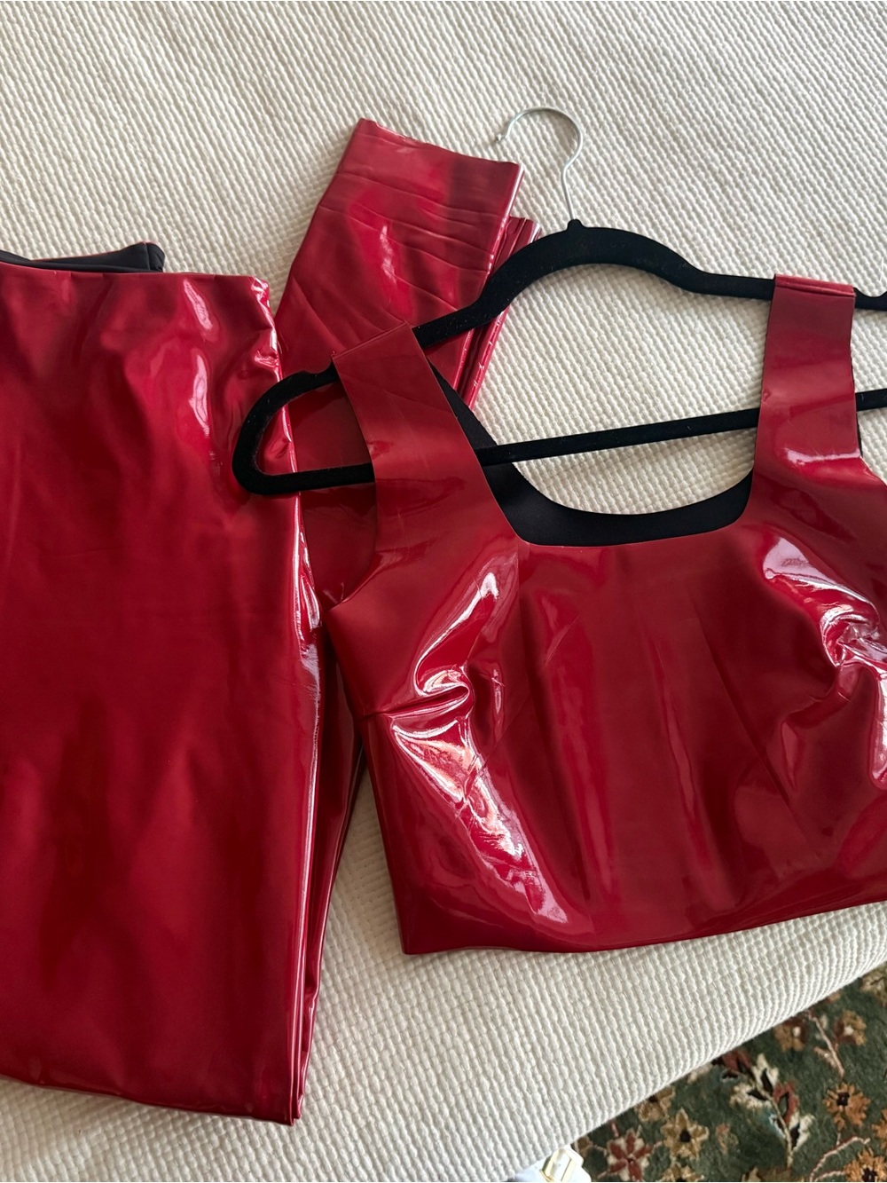Commando Red Liquid Leather Set (Vegan)